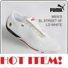 PUMA = Men's Shoes Street Lo White = BRAND NEW = The REAL thing!!
